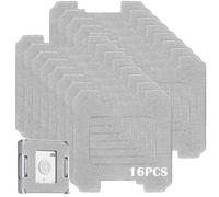 Lot de 16 Chiffons Microfibre Lavables pour Ecovacs Winbot, Compatible avec W1, W1 Pro, W2, W2 Pro Omni, W2s Omni - Pour Robot Laveur de Vitres - Compatible avec Winbot