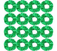 Lot de 16 chouchous en satin vert pour demoiselle d'honneur, cadeaux de demande en mariage, chouchous pour femmes et filles, enterrement de vie de jeune fille (vert)