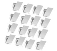 Lot de 16 clips en métal épais pour panneaux de contreplaqué et stuc, systèmes de protection de volets universels