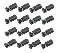 Lot de 16 clous en acier inoxydable robustes multi-usages pour vitrine, matériel de montage publicitaire