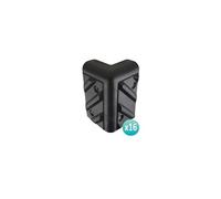 Lot de 16 coins de protections pour enceintes en plastique résistant noir - VDAC17