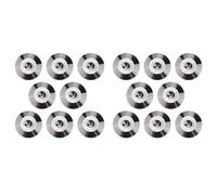 Lot de 16 coussinets antichoc en métal pour pieds de haut-parleurs, lecteurs CD, platines, amplificateurs, enregistreurs