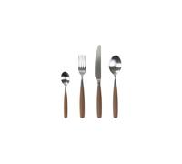 Lot de 16 couverts en acier inoxydable marron Renoir