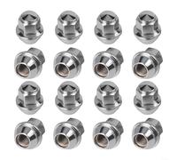 Lot de 16 écrous de roue en acier haute résistance M12 x 1,5 pour Ford Focus Everest F-150, boulons hexagonaux de 19 mm à 60 degrés pour siège conique