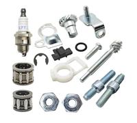 Lot de 16 écrous goujon tendeur chaîne for tronçonneuse Stihl 066 MS660 MS 660, roulement à aiguilles bougie d'allumage, pièce rechange