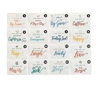 Lot de 16 enveloppes « Open When » pour étudiant - Kit de lettres ouvertes pour aller à l'université - Cadeaux de départ à l'université (blanc, taille unique)