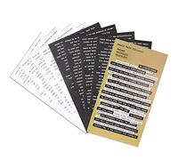 Lot de 16 feuilles d'autocollants avec citation « Junk Journal » - Mots et phrases de scrapbooking vintage - Pour loisirs créatifs