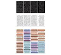 Lot de 16 feuilles d'autocollants inspirants pour petits mots « Junk Journal » - Autocollants pour scrapbooking, mots et phrases - Autocollants vintage pour scrapbooking et travaux manuels