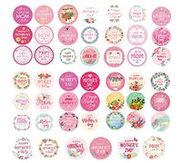 Lot de 16 feuilles d'autocollants pour la fête des mères, « Happy Mother's Day », « Best Mum », « I Love You Mum », « Thank You Super Mum » pour la fête des mères, cadeaux de la part de fille, fils,