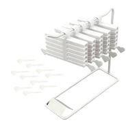 Lot de 16 feuilles de d'ongles portable avec base imprimée en 3D