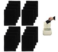 Lot de 16 filtres à charbon actif compatibles avec les poubelles Joseph Joseph - Filtre carbone pour la réduction des odeurs - Résistant aux températures élevées - Filtre à compost pour cuisine -