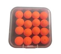 Lot de 16 flotteurs de pêche à la carpe - Légères - Pour stratégies d'appât efficaces (orange)