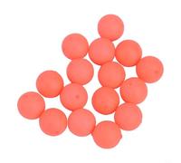 Lot de 16 flotteurs en mousse de 12 mm de diamètre et ouverture de 1,5 mm conçus pour les techniques traditionnelles de pêche à la carpe (rouge)