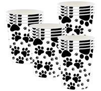 Lot De 16 Gobelets En Papier Imprimé Chien Pour Fête D'Animaux De Safari Dans La Jungle, Ensemble De Décorations De Table Pour Enfants, Fournitures De Fête Pour Reptiles De Safari Dans La Jungle