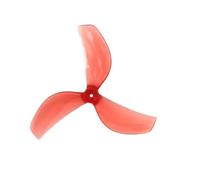 Lot de 16 hélices tripales 45 mm for Moteur 0805 RC FPV Racing Freestyle Tinywhoop Drone, Interface T 1 mm 1,5 mm(Red 1mm)
