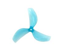Lot de 16 hélices tripales 45 mm for Moteur 0805 RC FPV Racing Freestyle Tinywhoop Drone, Interface T 1 mm 1,5 mm(Blue 1.5mm)
