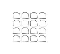 Lot de 16 joints toriques pour carburateur compatible avec ATC ATV ATC250 BIG RED 250 ATC350 TRX250 TRX350 TRX FOURTRAX 250 350