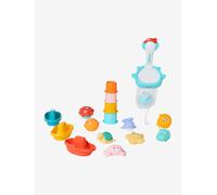 Lot de 16 jouets de bain avec panier multicolore TU