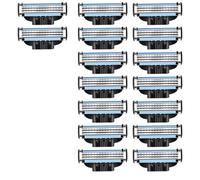 Lot de 16 lames de rasoir compatibles avec Mach3, compatibles avec Mach 3, lames de rasoir compatibles avec Mach 3, lames de rasoir pour un rasage de près et confortable