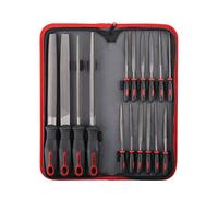 Lot de 16 limes plates demi-rondes pour limes triangulaires pour métal, verre, bijoux, sculpture sur bois, ensemble de limes multifonctions pour travail du métal professionnel