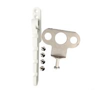 Lot de 16 loquets de limiteur de châssis pour ouverture contrôlée de porte et fenêtre avec construction en plastique et acier (6 pièces)