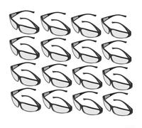 Lot de 16 lunettes de soudage avec revêtement résistant à la chaleur et monture discrète pour une utilisation dans des espaces confinés et des travaux aériens