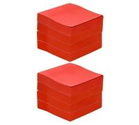 Lot de 16 marqueurs de page adhésifs pour post-it - Grand espace d'écriture - Rouge vif - Bloc-notes adhésifs puissants - Idéal pour la maison et le bureau