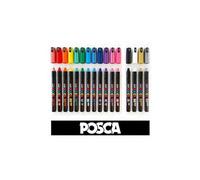 Lot De 16 Marqueurs Posca Pc-1mr Pointe Extra-Fine Calibrée