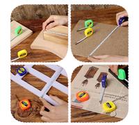 Lot De 16 Mini Mètre Ruban Rétractables De 100 Cm-Petit Mètre Ruban Pour Porte-Clés-Cadeau Ingénieur-Design Facile À Rétracter Pour La Taille,Les Vêtements,La Poitrine,Le Tour De Tête,La