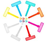 Lot de 16 outils de lecture de la dyslexie colorés pour enfants - Surligneurs pour la lecture guidée - Bandes de lecture avec anneaux de doigt - Pointeurs de doigt pour enfants dyslexiques