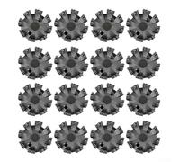 Lot de 16 paires de crampons de rechange pour chaussures de golf | Crampons en caoutchouc avec vis filetées en métal | Traction antidérapante à 8 points pour chaussures de golf pour homme | Ensemble