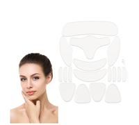 Lot de 16 patchs lifting pour le visage, patchs anti-rides, patchs frontaux contre les rides, bande de beauté pour le visage, pour les rides de la colère, les rides nasogéniennes