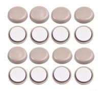 Lot de 16 patins de meubles pour moquette avec base en plastique feutre et coussinets en mousse EVA pour protéger les sols et aider à déplacer facilement les meubles lourds (22 mm)