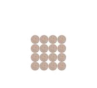 Scotch Patin glisseur Extra Soft – feutre laine adhésif rond Ø17 mm Beige, lot de 16