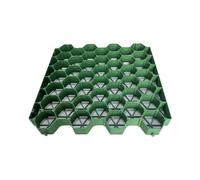 Lot de 16 pavés de gazon haute performance pour une utilisation en extérieur - Base de grille de gravier pour allées et patios - 5 cm d'épaisseur - Idéal pour le sol et les chemins