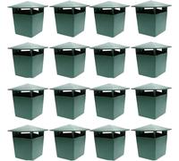 Lot de 16 Pièges à Escargots Respectueux De l'environnement ,anti limaces et escargots granulés bleu, piège à limaces,Escargots sans Danger pour Enfants Et Animaux Domestiques, Décoration De Jardin