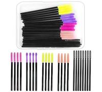 Lot de 16 pinceaux de maquillage en silicone, 5 styles, pinceaux à mascara, applicateur, outils de maquillage, réutilisables, lavables