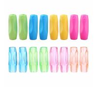 Lot de 16 poignées ergonomiques en silicone pour stylo - Aide à l'écriture pour étudiant, enfant, adulte