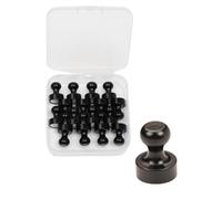 Lot De 16 Punaises Magnétiques Multi-Usages, Puissantes Et Magnétiques Le Noir