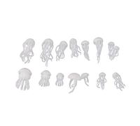 Lot de 16 recharges époxy en verre décoration artisanale remplissage UV résine pigment de résine