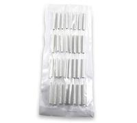 Lot de 16 rouleaux de cils auto-adhésifs pour faux cils - 3 tailles au choix - Blanc