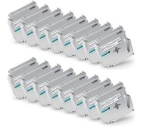 Lot de 16 rubans adhésifs M-K231 M de 12 mm compatibles avec M-K231s Brother - Noir sur blanc - 1,2 cm - Pour étiqueteuse P Touch PT-M95 PT95 PT65 PT-65 PT70 PT85 PT90