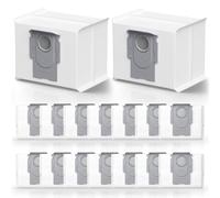 Lot de 16 sacs à poussière compatibles avec Roborock S8+, S8 Pro Ultra, S7 MaxV Ultra, S7 Max Ultra, S7 Pro Ultra, Q7, Q7+, Q7 Max, Q7 Max+, Q8 Max+, Q5, Q5+, Q5 Pro+, robot aspirateur 3,6 L de grande