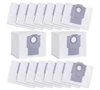 Lot de 16 sacs à poussière Q5 pour aspirateur Roborock Q5+/Q5 Max+/Q5 Pro+/Q7/Q7+/Q7 Max+/Q7 M5+ L5+/S7 Pro Ultra/S7 MaxV Ultra/S8+/Q8 Max+/S8 Pro Ultra/Q10 S5+ X5+, sac à poussière de rechange grande