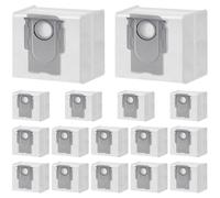 Lot de 16 sacs à poussière Q5 pour Roborock Q5 Max+, Q7 M5+, Q10 S5+, Q10 X5+, 3,6 L pour Q5, Q5+, Q5 Pro+, Q8 Max+, Q7, Q7+, Q7 Max+, S8+, S8 Pro Ultra, S7 Pro Ultra, S7 MaxV Ultra