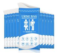 Lot de 16 sacs à urine jetables pour les déplacements, 800 ml, pour femmes, sacs à urine portables avec poignée, sacs à urine jetables pour les déplacements, pour hommes et femmes enceintes, malades