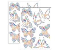 Lot de 16 Suncatcher Sticker, Anti Collision Arc-en-Ciel Fenêtre, Rainbow Prism Autocollant en Verre, Anti-collision Statique arc-en-ciel, pour Cuisine Salle à Manger Chambre