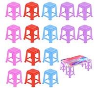 Lot de 16 Supports de Peinture en Toile pour Mini trépied, Cadre de Support en Acrylique, Fournitures de Moulage en Acrylique, Outils de versement Artistique, Fournitures en Plastique, Multicolore, 2
