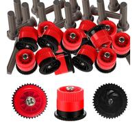 Lot de 16 têtes d'arrosage escamotables de rechange Rainbird réglables avec buse à arc variable de 2,5 m, compatibles avec les arroseurs Hunter, Orbit Pop-up (10 van)