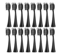 Lot de 16 têtes de brosse à dents de rechange, compatibles avec Seago SG-540, for un nettoyage optimal des espaces interdentaires profonds.(16BLACK)